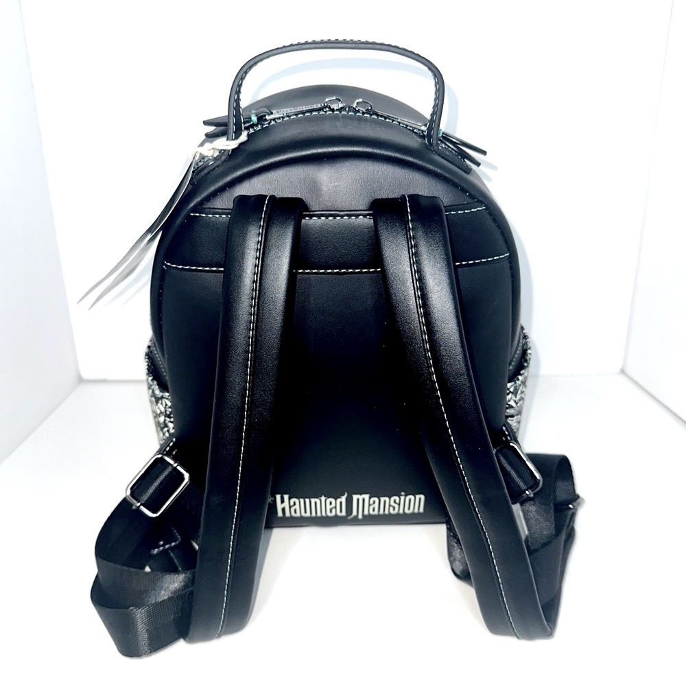 Loungefly Disney Haunted Mansion hatbox ghost glow in the dark mini backpack NWT - Picture 2 of 9